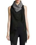 Revolver Reversible Wrap Vest, Gray/Black