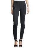 Pintucked Skinny Pants