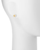 Pearly Logo Stud Earrings