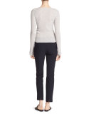 Stitch-Front Seam Leggings