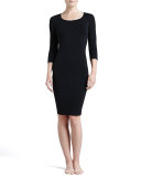 Barcelona 3/4-Sleeve Lounge Dress
