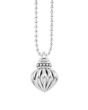 Fluted Pendant Necklace, 34"L