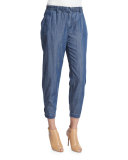 Tencel® Denim Ankle Pants 