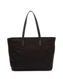 Medium Nylon Robot Tote Bag, Black/Multi (Nero/Multi)