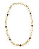 Connection Link & Wooden Bead Necklace