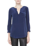 Marlo Two-Pocket Blouse