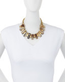 Jumbe Light Horn & Bronze Collar Necklace