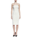 Strapless Sheath Cocktail Dress, Papyrus