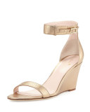 ronia naked wedge sandal, quartz