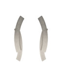 Heraldry Silver Double-Bolt Earrings