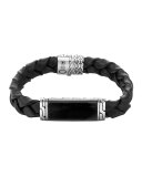 Batu Classic Chain Men's Silver Station Bracelet