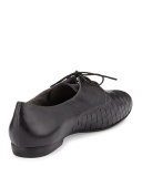 Naxos Woven Leather Oxford, Gray 