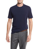Cotton Crewneck T-Shirt, Blue
