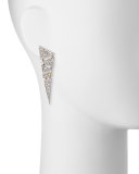Hinged Crystal Mosaic Lace Drop Earrings
