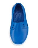 Howard Waterproof Rubber Boat Shoe, Victoria Blue, Toddler