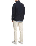 Chino Sport Coat, Navy