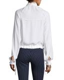 Bennett Poet Blouse, White