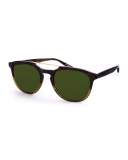 Men's Rainey Round Top-Bar Sunglasses, Gradient Tortoiseshell