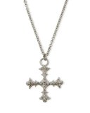 New World Diamond Cross Pendant Necklace