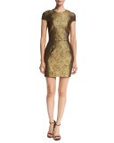 Hadlie Two Metallic Mini Dress