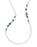 Rock Candy Multi-Stone Long Necklace in Neptune, 38"