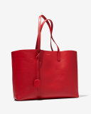 Large Shopping Tote Bag, Red