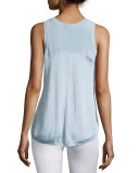 Sora Silk-Combo Shell Tank
