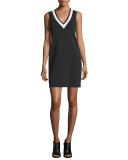 Ainsley Bicolor Sleeveless Knit Dress