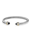Cable Classics Bracelet with Onyx and Gold