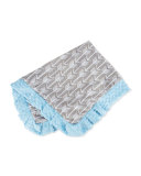 Arrow Burp Cloth Set, Blue/Slate