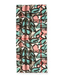 Painterly Dash Check Scarf, Multicolor