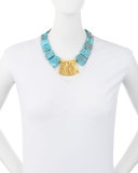 Turquoise Station Collar Necklace