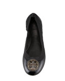 Caroline Patent Ballerina Flat