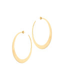 Large Gloss Hoop Earrings