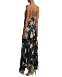 Solitaire Burnout Velvet Maxi Dress