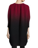 Katelyn Ombre Cocoon Coat 
