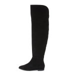 Harmonee Suede Over-the-Knee Boot, Black