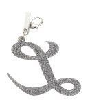 Alphabet L Bag Charm, Starlight Silver