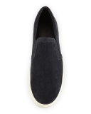 Barron Suede Slip-On Sneaker, Blue