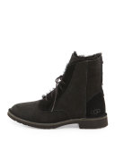 Quincy Shearling Fur Combat Boot