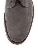 Suede Lace-Up Bootie