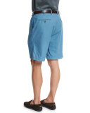 Lightweight Twill Shorts, Dark Blue