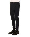Tech Stretch Wool-Blend Biker Pants, Navy