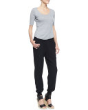 Diara Jersey Slouch Pants