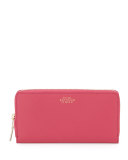 Panama Large Zip Wallet, Fuchsia