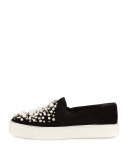 Decor Suede Embellished Sneaker