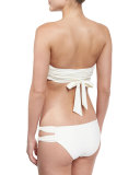 Bocas Convertible Halter/Bandeau Swim Top, Ivory