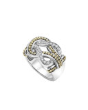 Large Newport Diamond Knot Ring, Size 7