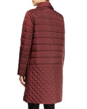 Monique Reversible Puffer Coat, Claret