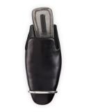 Jaelle Soft Calf Leather Slide, Black